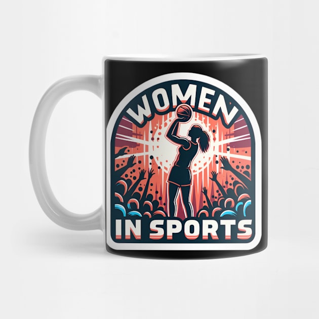 Women in Sports - Female Basketball Athlete by PuckDesign